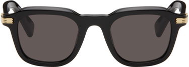 Solbriller Cartier Première Square-frame Sunglasses with Gold-tone Accents Sort | CT0536S-001, 0