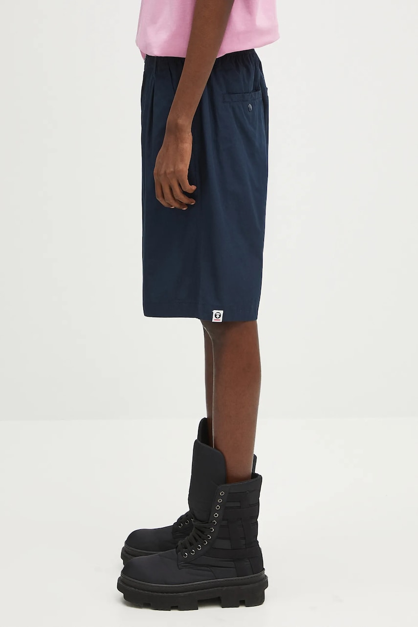 Shorts AAPE by A Bathing Ape AAPE Now Woven Shorts Mørkeblå | AAPSPMB670XXO, 1