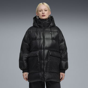 Puffer jakke Puma Hooded Down Puffer Jacket Style Sort | 688389_01, 0