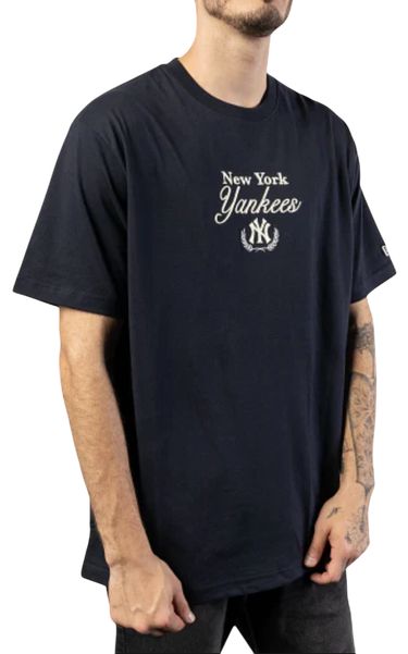 T-shirt New Era New Era New York Yankees Book Club T-Shirt Mørkeblå | 60426096, 2