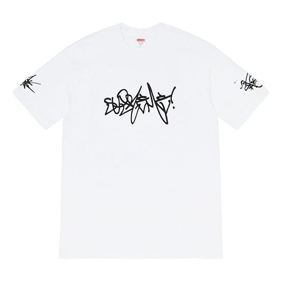 T-shirt Supreme Rammellzee Tag Graphic T-Shirt Hvid | SUP-SS20-487