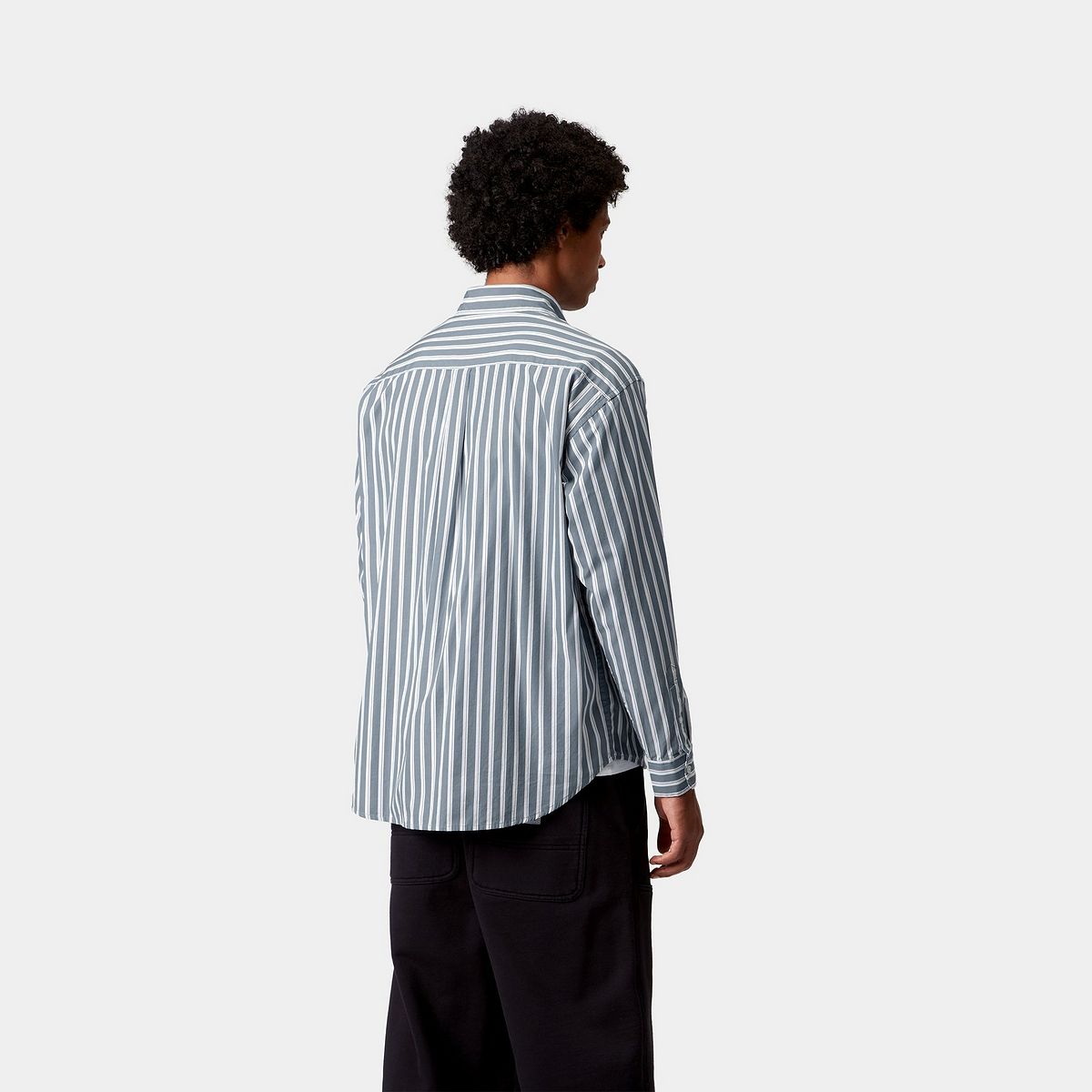 Skjorte Carhartt WIP Long Sleeve Malden Stripe Shirt Flerfarvet | I035334_9, 1