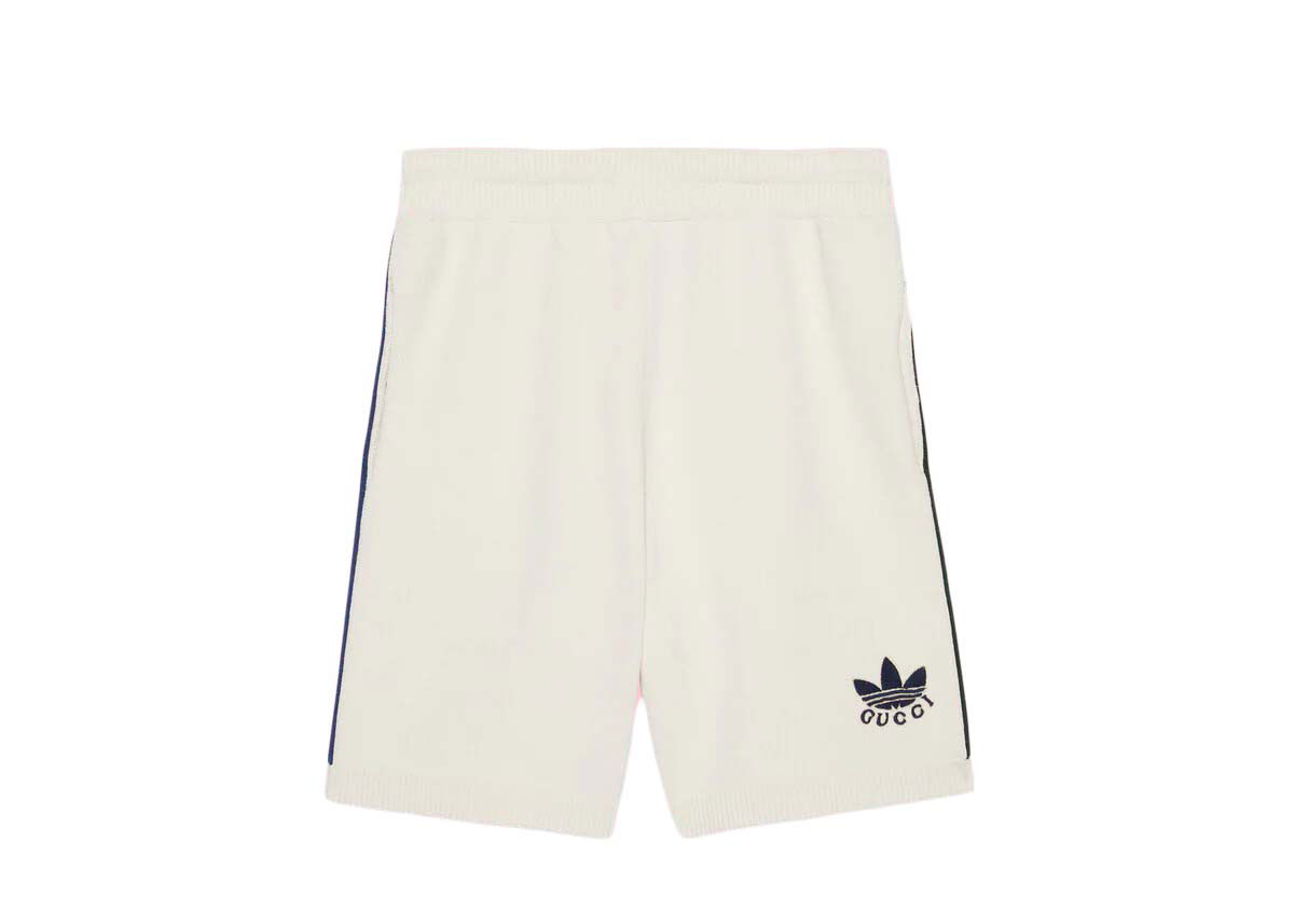 Shorts Gucci adidas x Elastic Viscose Shorts Hvid | 700480 XKCIF 9791, 0
