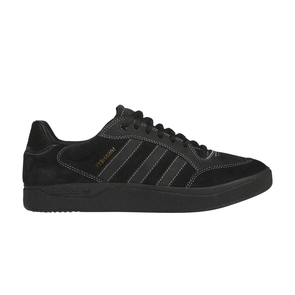 Sneakers og sko adidas Originals adidas Tyshawn Low Black White Gold Metallic Sort | IE3130, 0