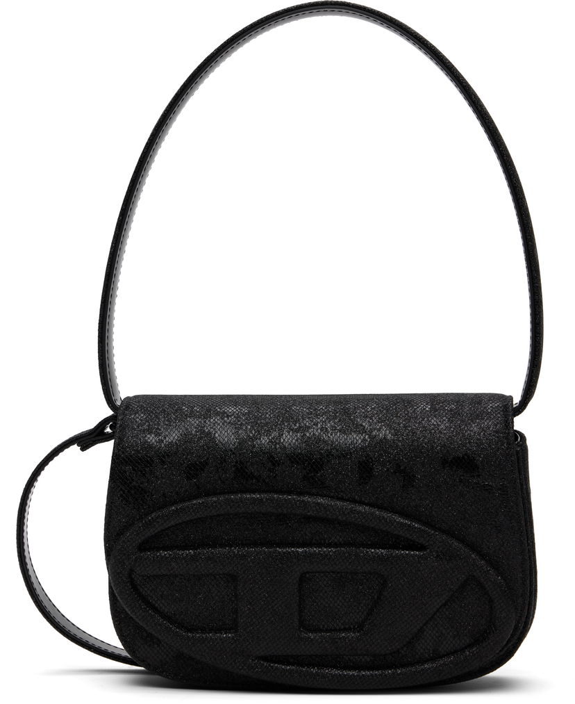 Skuldertaske Diesel 1DR Glitter Mini Bag Sort | X08396-P5126-T8013