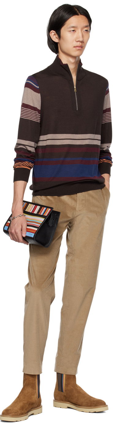 Bukser Paul Smith Paul Smith Four-Pocket Corduroy Trousers Beige | M1R-239X-L02065, 3