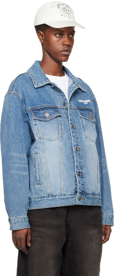 Jakke We11done We11done Faded Denim Jacket Blå | WD-DJ1-23-913-U-BL, 1