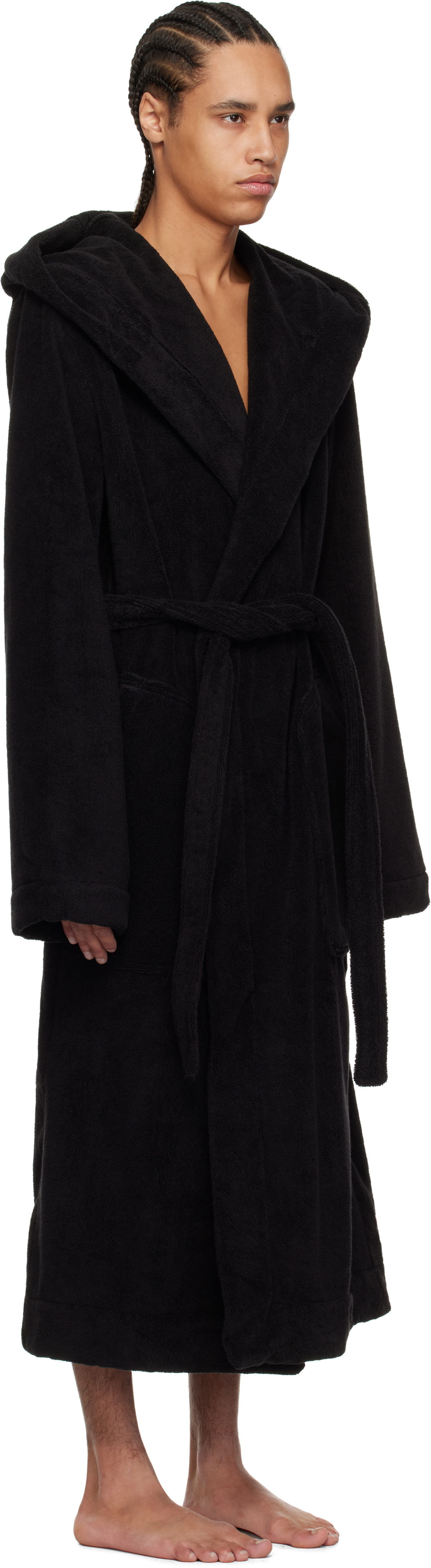Pyjamas Rick Owens Rick Owens Beach Hooded Bathrobe Sort | RH0000002 SPO1, 1