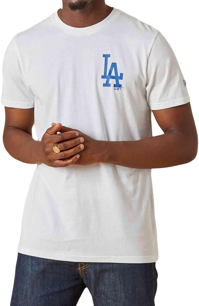 T-shirt New Era New Era MLB Los Angeles Dodgers Oversized Graphic T-Shirt Hvid | 60596212-60596212