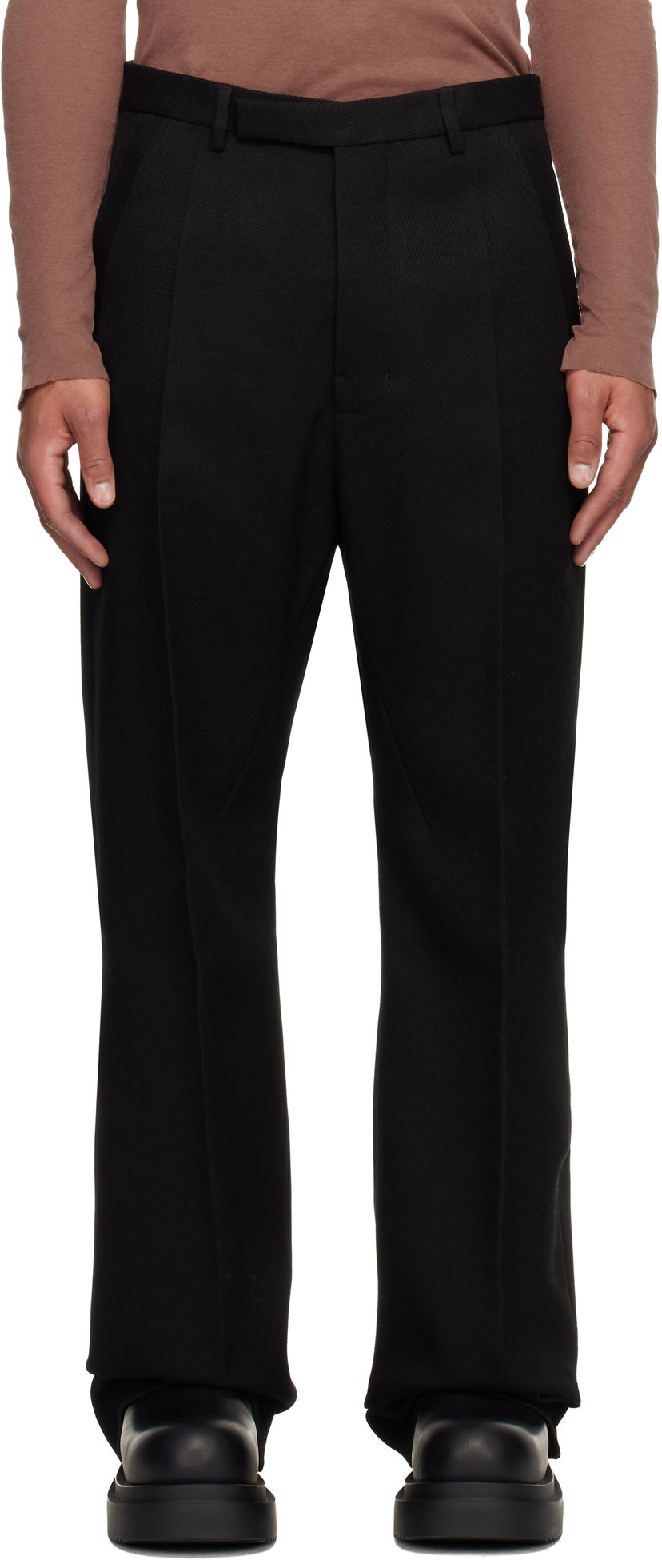 Bukser Rick Owens Concordians Tailored Geth Trousers Sort | RR02E1352 WD
