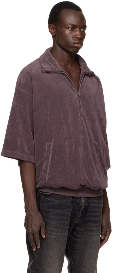 Sweatshirt Fear of God ESSENTIALS Half-Zip Sweatshirt Bourgogne | 125BT224095F, 1