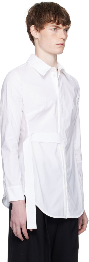 Skjorte Jean Paul Gaultier Jean Paul Gaultier Strap Shirt Hvid | 25/03-W-ST028-C071-01, 1