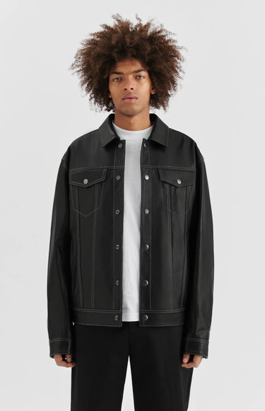 Jakke AXEL ARIGATO Kai Leather Jacket Sort | A2209001, 7
