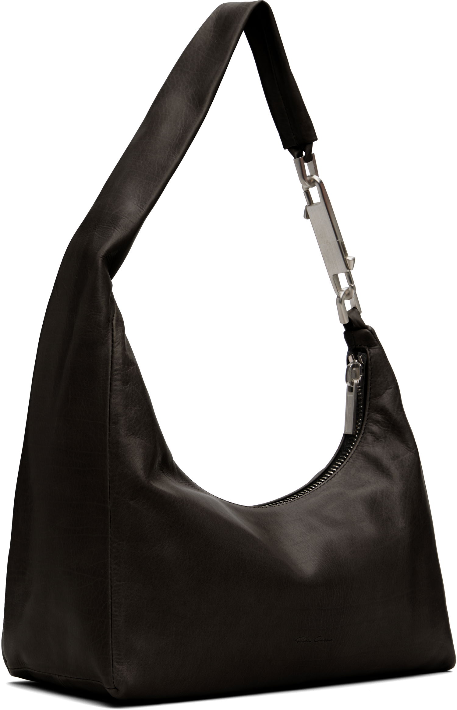 Skuldertaske Rick Owens Rick Owens Small Gemini Bag Sort | RA02E0721 LCA, 1