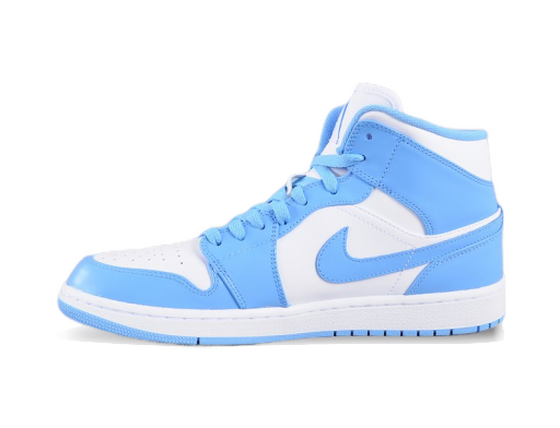 Limited Edition Jordan Air Jordan 1 Mid "UNC" Blå | 554724-106