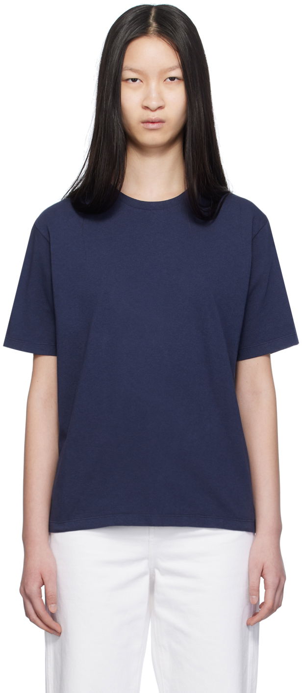 T-shirt Khaite Mae T-Shirt Blå | 2196138