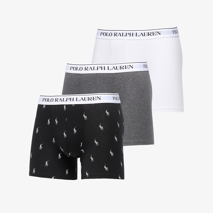 Boksere Polo by Ralph Lauren Ralph Lauren Boxer Brief 3-Pack Flerfarvet | 714830300075