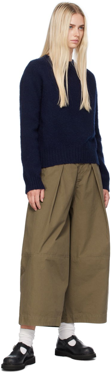 Sweater YMC Jets Sweater Blå | Q8AZB, 3