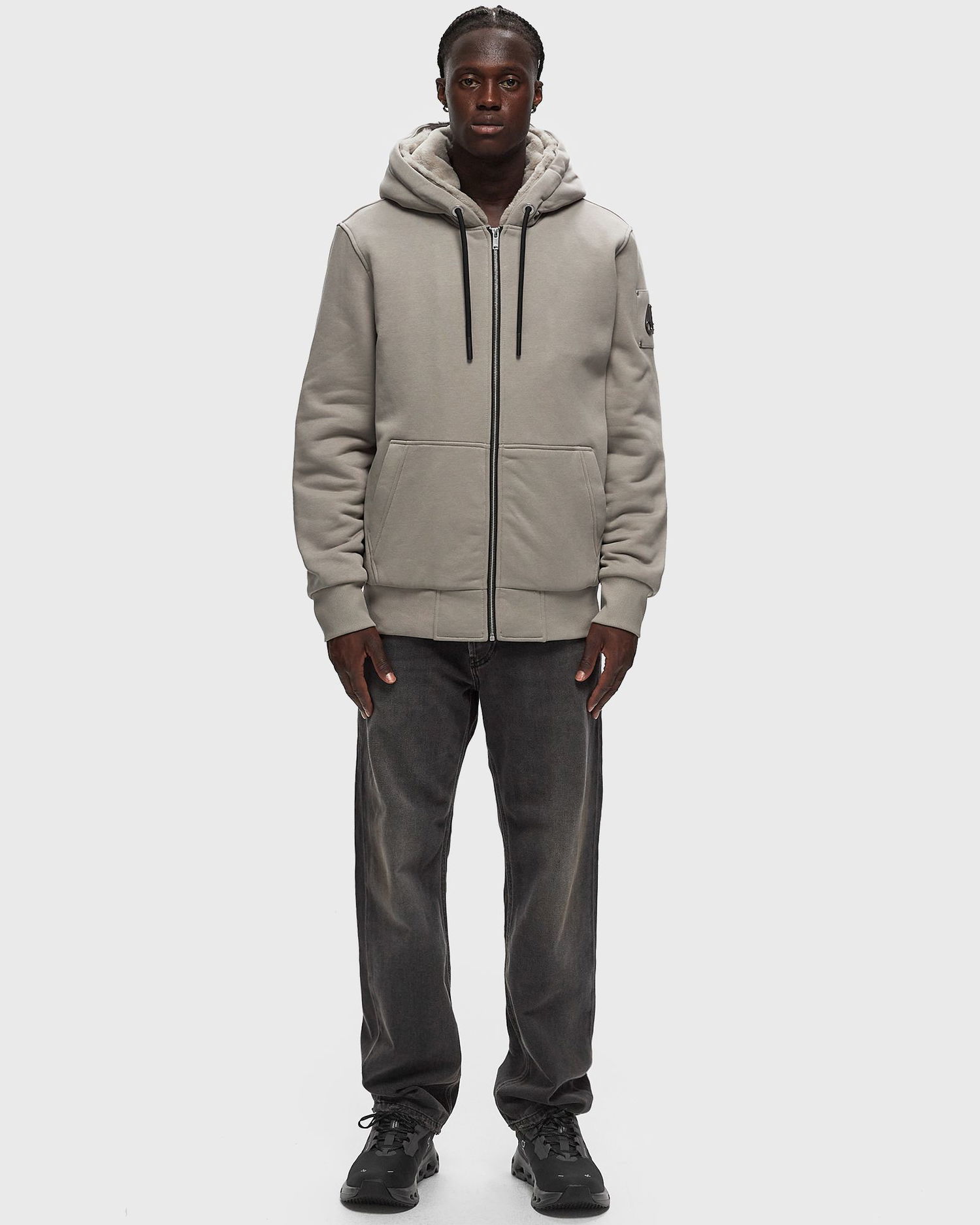 Sweatshirt Moose Knuckles CLASSIC BUNNY Grå | M32MS600-1485, 1