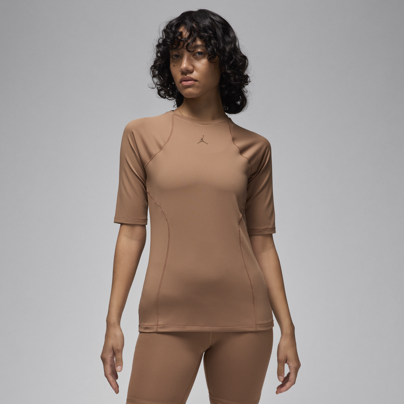 T-shirt Jordan Sport Double Threat Beige | FN5159-223