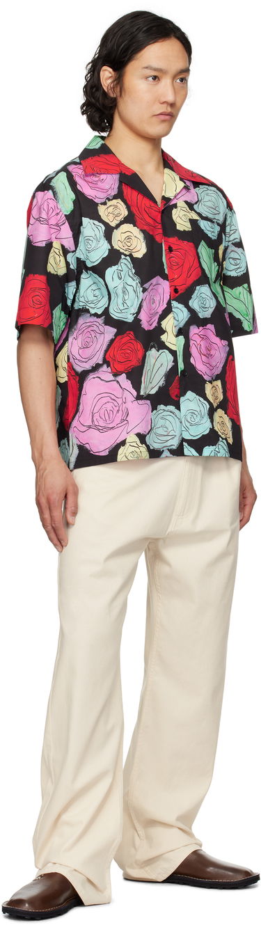 Skjorte Marni Marni Orion Print Bowling Shirt Sort | CUMU0213A5 UTC506, 3