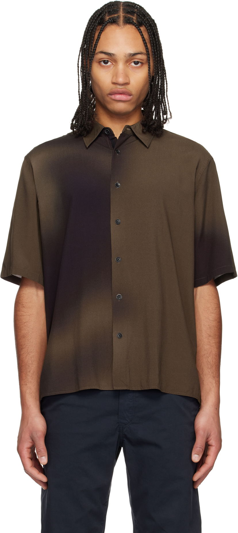 Skjorte rag & bone Rag & Bone Dalton Printed Shirt Brun | MBW24HA013PTML