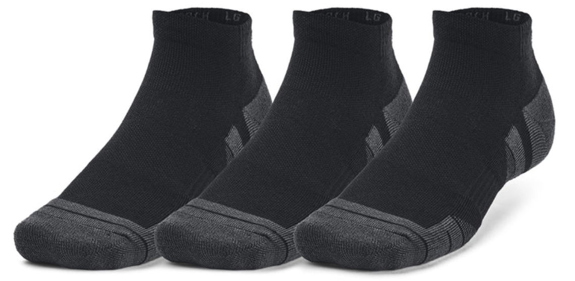 Sokker Under Armour Perfromance Tech Socks - 3pack Sort | 1379504-001, 0