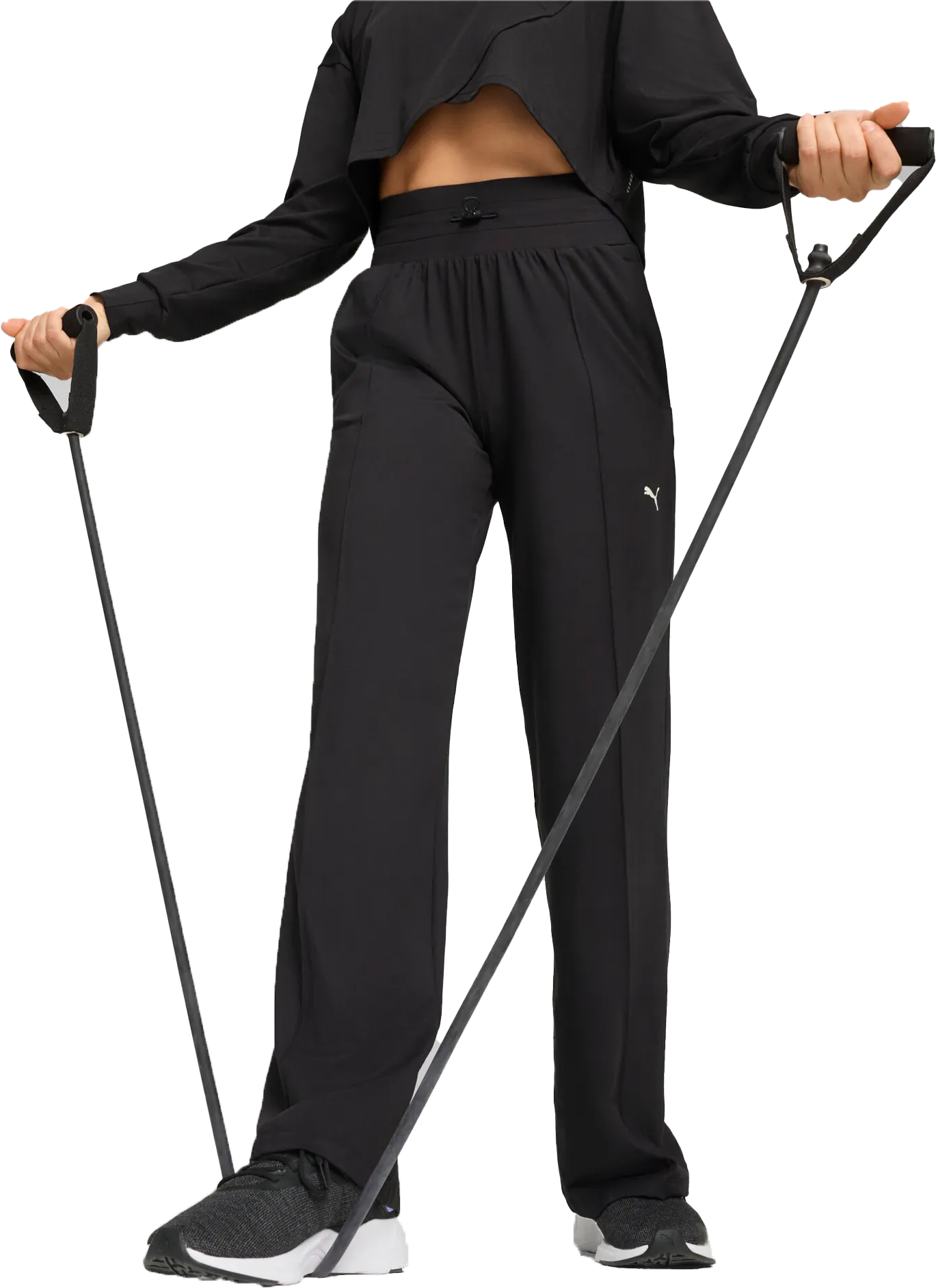 Træningsdragt Puma Puma CLOUDSPUN HW Wide Leg Pants Sort | 525764-01, 0