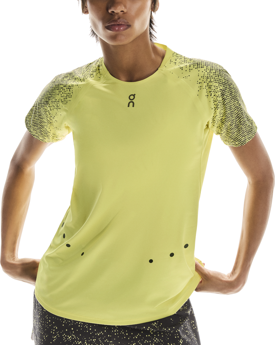 T-shirt On Running Ultra-T Short Sleeve Running T-Shirt with Dotted Pattern Gul | 1wf30143980, 0