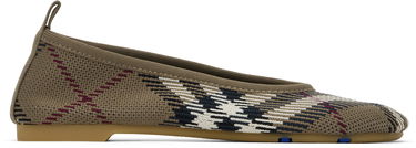 Kjole Burberry Burberry Check Ballerina Flats Brun | 8101054, 0