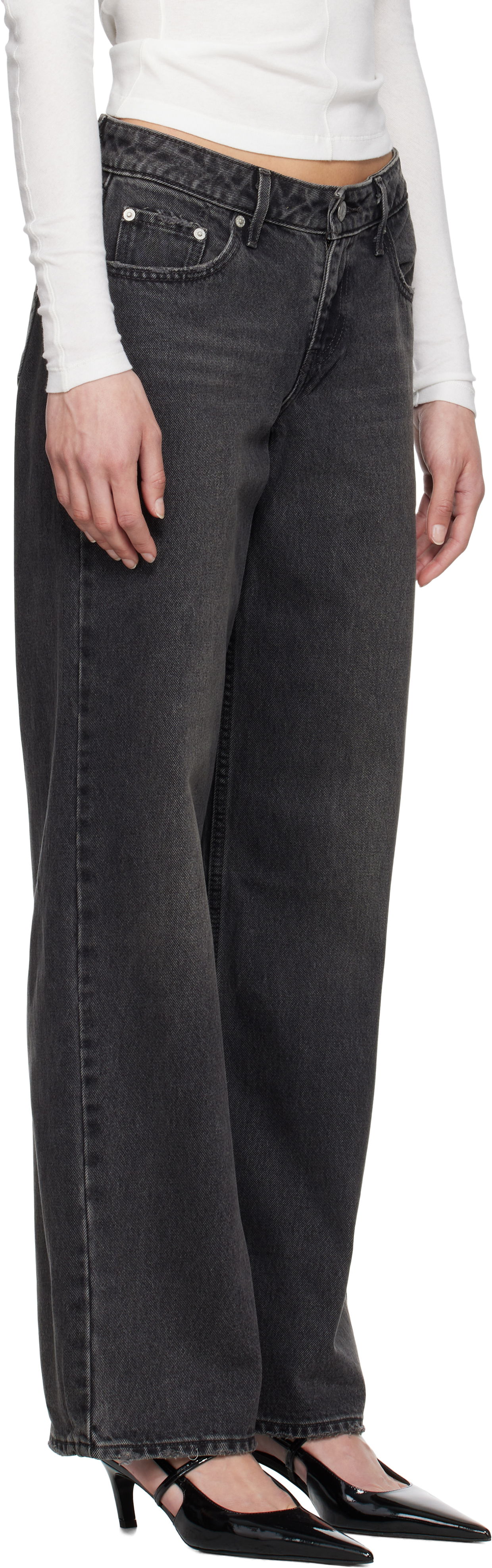 Jeans Levi's Black Low Loose Sort | A5566-0000, 1