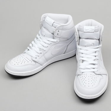 Sneakers og sko Jordan Air Jordan 1 Retro High OG "White Perforated" Hvid | 555088-100, 2
