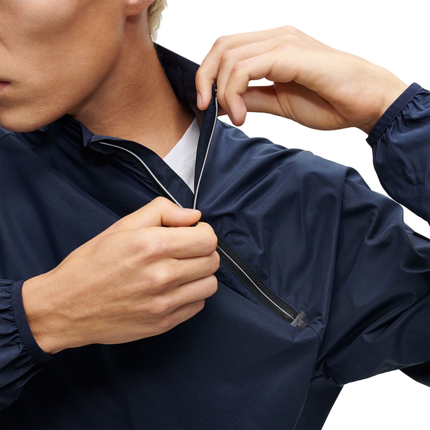 Vindjakke On Running Active Jacket Mørkeblå | 130-00449, 1