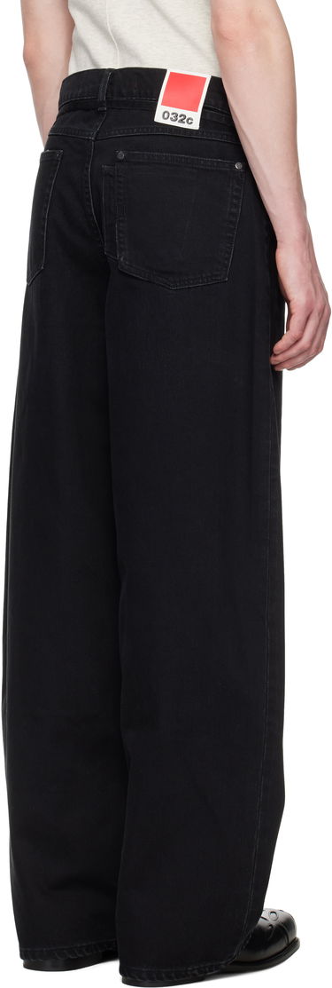 Jeans 032C 032c Down To Earth Wide Leg Jeans Sort | S25-URD-1062-050, 2