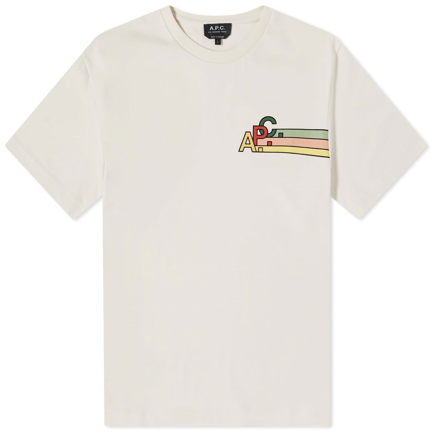T-shirt A.P.C. Isaac Logo T-Shirt Beige | COEZC-H26327-AAG, 0