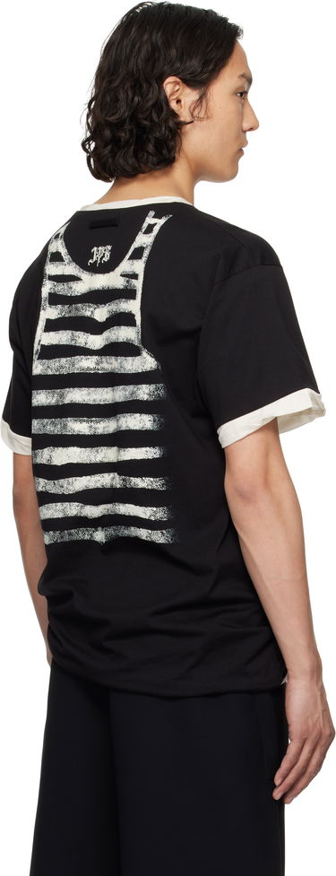 T-shirt Jean Paul Gaultier Jean Paul Gaultier Oversized Tattoo Poem T-Shirt Sort | 25/34-F-TS112I-J087-0003, 2