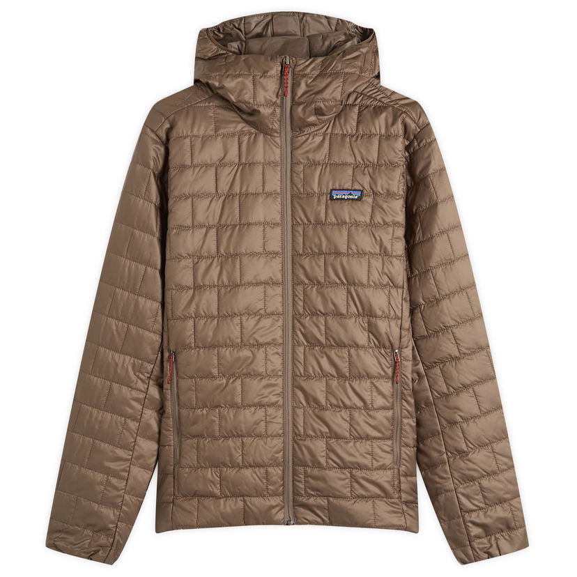 Puffer jakke Patagonia Nano Puff Hooded Jacket, Size Small Brun | 84223-MRLB