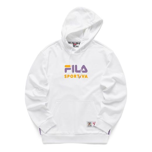 Sweatshirt FILA Athleisure Hoodie Hvid | T11U112210F-WT, 0