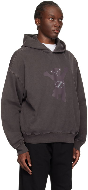 Sweatshirt We11done We11done Teddy Hoodie Brun | WD-TH3-22-727-U-CH, 1