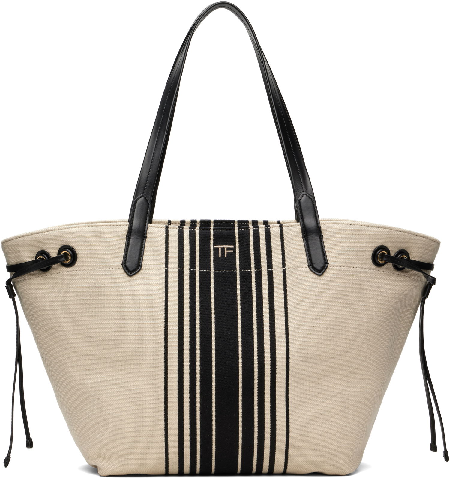Mulepose Tom Ford TOM FORD Large Striped Tote Beige | L1876-TCN056G, 0