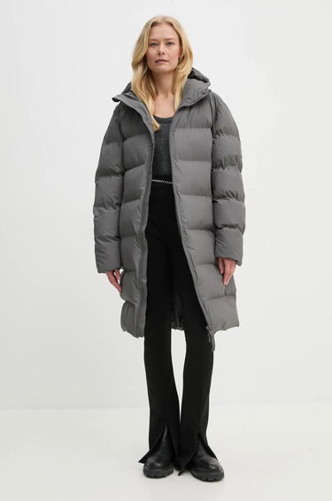 Puffer jakke Rains Long Puffer Down Jacket Grå | 15130.13, 2