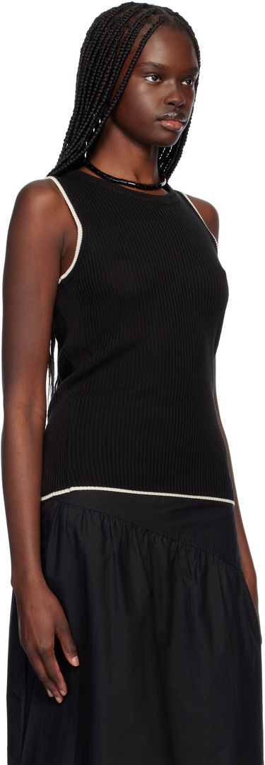 Tanktop Soulland Soulland Eleen Rib Knit Tank Top Beige | 42057-1306, 4