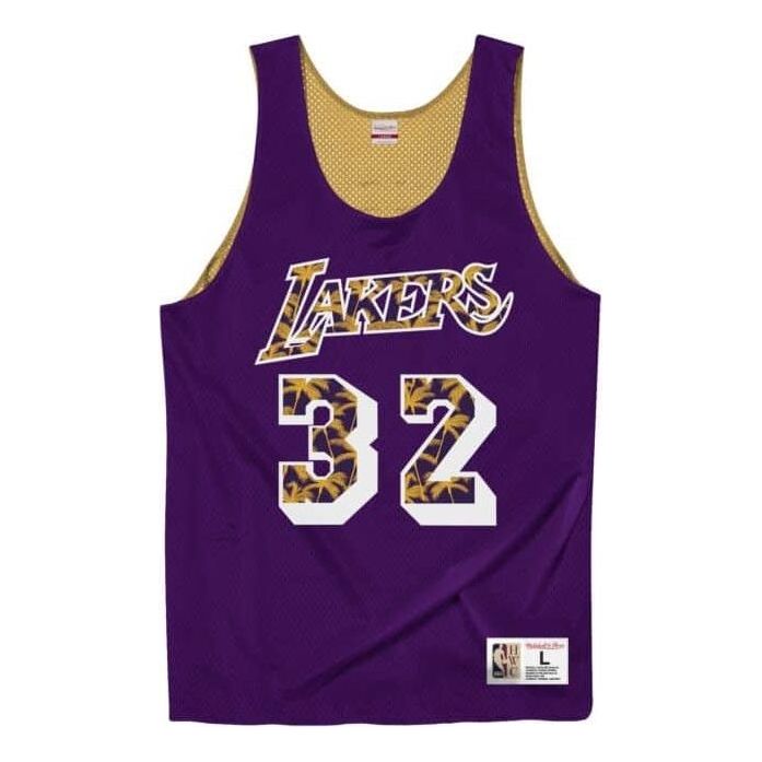 Jersey Mitchell & Ness Mitchell & Ness NBA Lakers 1992 Magic Johnson Reversible Mesh Jersey Lilla | MSRVMI19003-LALPRGD92EJH