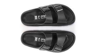 Sneakers og sko Birkenstock Arizona Chunky Leather Narrow Fit Sort | 1024565, 4