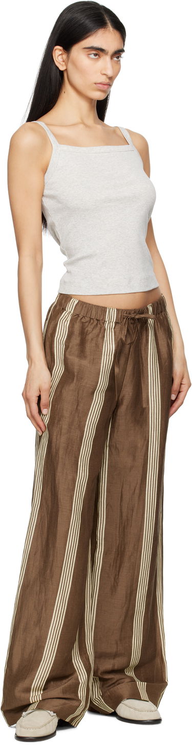 Bukser rag & bone rag & bone Olivia Linen Trousers Brun | WAW25S70219321, 3
