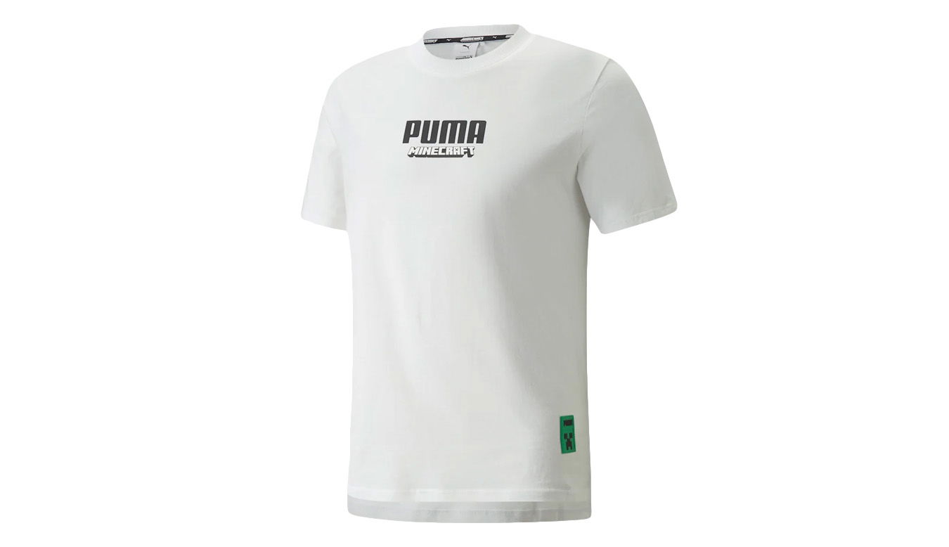 T-shirt Puma x MINECRAFT Graphic Hvid | 534374_02, 0