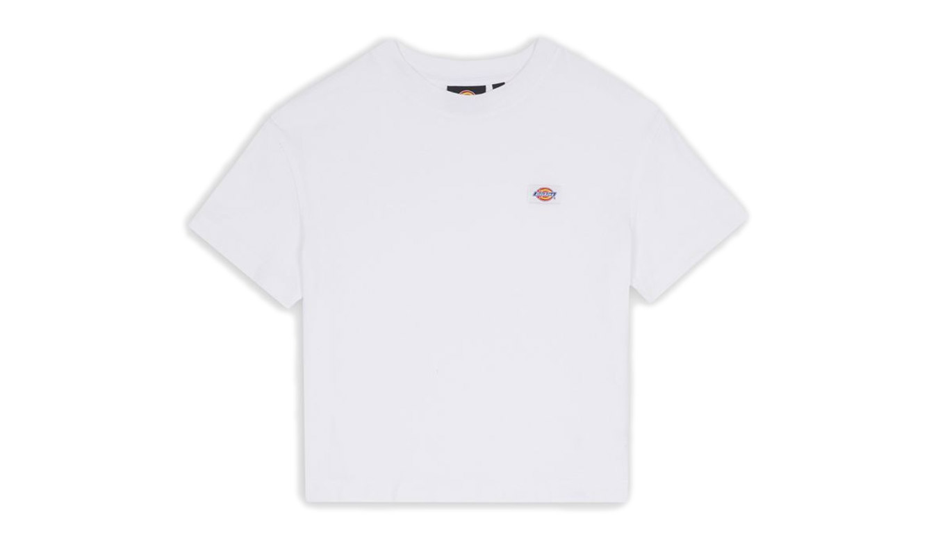 Crop top Dickies Oakport Cropped T-Shirt Hvid | DK0A4Y8L-WHX, 0