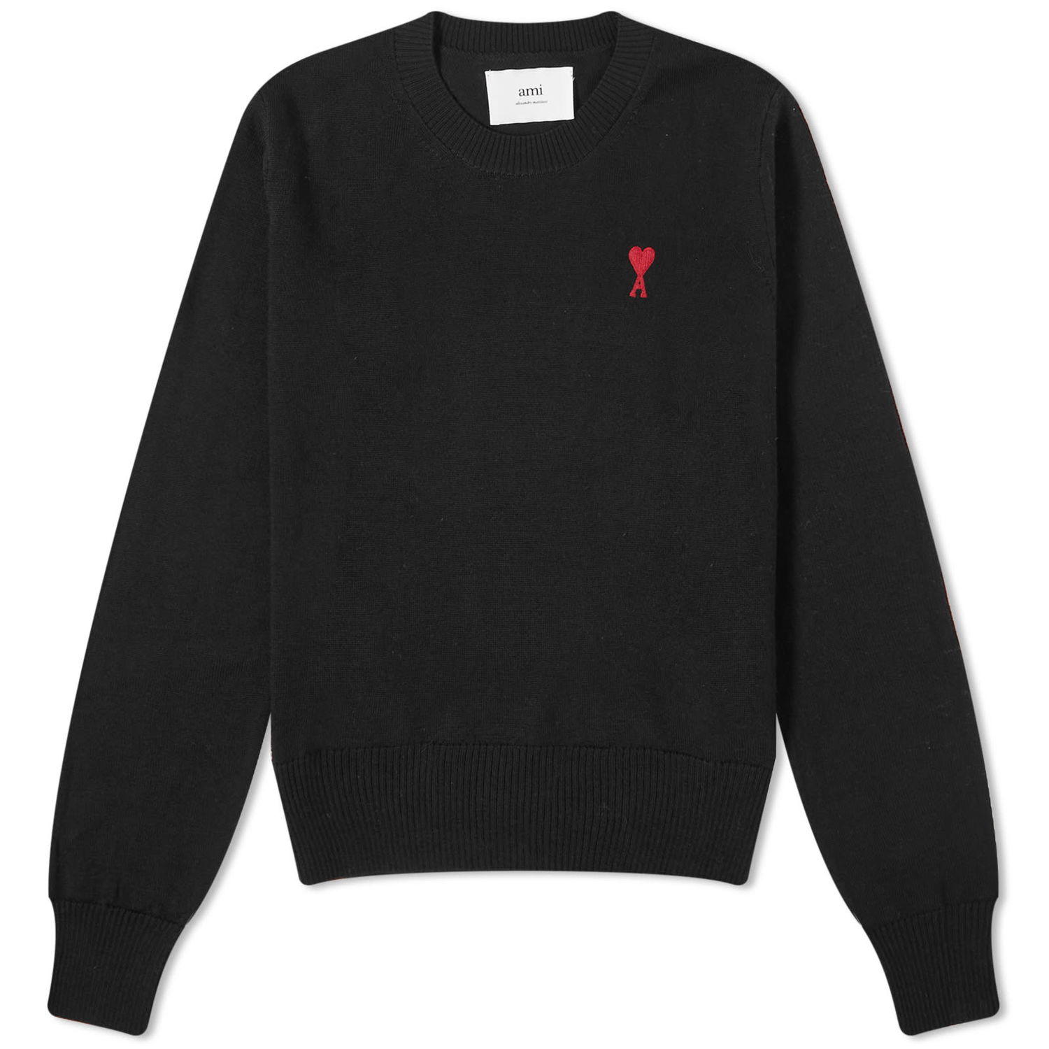 Sweater AMI Small ACD Knit Sweater Sort | BFFKS111-KN0025-001, 0