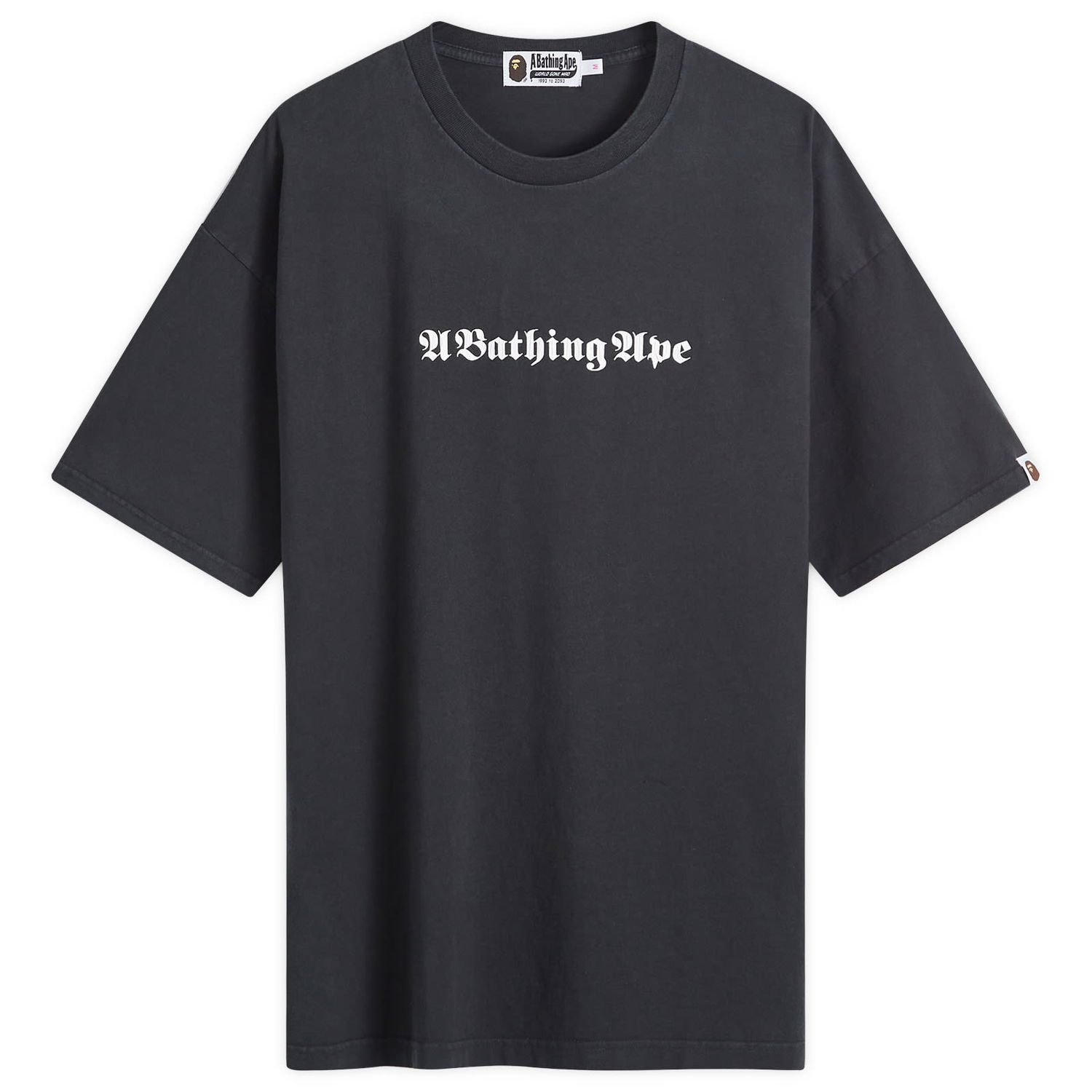 T-shirt BAPE A Bathing Ape Women's Pigment Dye T-Shirt in Black, Size Medium | END. Clothing Sort | 001CSK302002L-BLK, 0