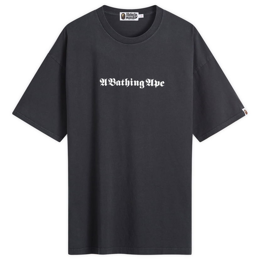 T-shirt BAPE A Bathing Ape Women's Pigment Dye T-Shirt in Black, Size Medium | END. Clothing Sort | 001CSK302002L-BLK